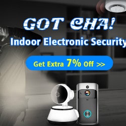 DX: Flat 7% OFF on Electronic Indoor Security