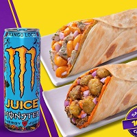 Faasos: Get a FREE Monster Energy on Orders over ₹ 349
