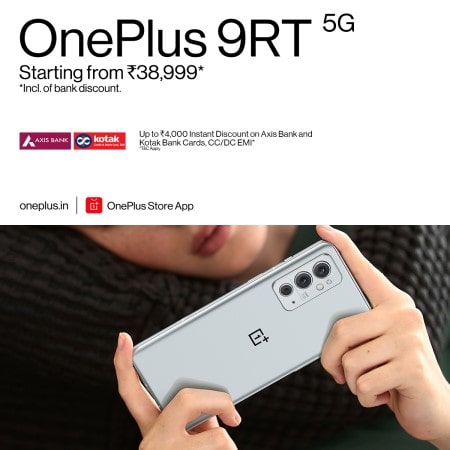 OnePlus India: OnePlus 9RT starting from ₹38.999