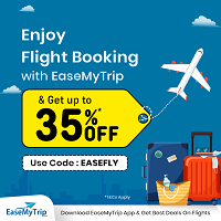 EaseMyTrip: Get up to 35% OFF on Flight Bookings