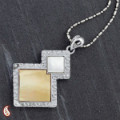 Straight Line: Get 25% off Natural Yellow Shell Pendant Orders