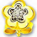 Surat Diamond : Get 20% off Floral Touch Gold Earrings Orders