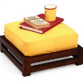 FabFurnish: Get 13% off Elmwood Matrix Stool With Mustard Upholstry Orders