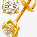 Surat Diamond : Get 25% off Solitaire Diamond Stud Earrings Orders
