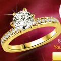 Surat Diamond : Get 50% off 0.52 cts Diamond Solitaire Wedding Ring Orders