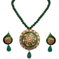 Surat Diamond : Get 50% off Jadtar Kundan Meenakari Jewellery Set Orders