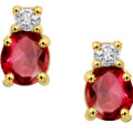 Surat Diamond : Get 50% off Diamond & Ruby Solitaire Earrings Orders