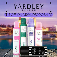 Purplle: Get Flat 20% off Yardley Deodorants Orders