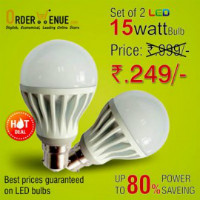 OrderVenue: Get 75% off Set of 2 - 15 watt LED Bulb Orders