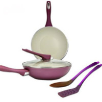 Shop CJ: Get 70% off Swiss Home 5-Piece Ceramic Coated Non Stick Cookware Set Orders