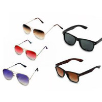 Rediff Shopping: Get 29% off Women And Men 3 Aviator Sunglass And 2 Wayfarer Sunglass Pack Of 5 Combo Orders