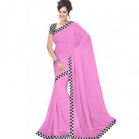 India Rush: Get up to 65% off New Arrivals Women's Plain Sarees Orders