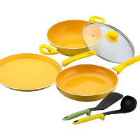 Shop CJ: Get 63% off Wonderchef Da Vinci 4 Pcs Non Stick Cookware Set Orders