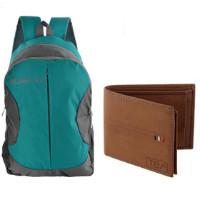 GreenDust: 75% OFF on 17L Dusseldorf Bag / Tan Men's Wallet Combo Orders