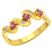 Surat Diamond : 35% OFF on Romantic Rendezvous - Real Diamond & Ruby Ring Orders