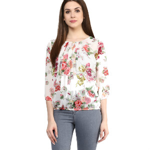 Voonik: Upto 70% OFF on Women's Georgette Tops Orders From ₹ 299