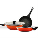 Shop CJ: 78% OFF on Diamond 4 Piece Premium Non-stick Cookware Set Orders