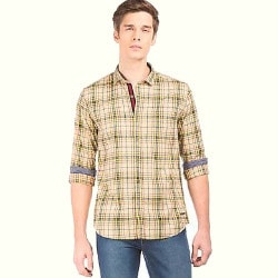 NNNOW: Upto 50% OFF on Checked Shirts Orders