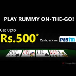 A23: Upto ₹ 500 Cashback on PayTM Orders Site-Wide