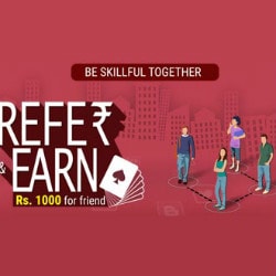 A23: Upto ₹ 1,000 Cashback on Refer and Earn Orders Site-Wide