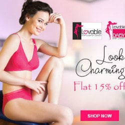 Lovzme: Flat 15% OFF on Lovable DaisyDee Orders