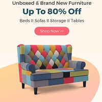 QuikrBazaar: Upto 80% OFF on Unboxed & Brand New Furniture