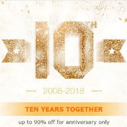 Milanoo: Upto 90% OFF on 10th Anniversary Sale !